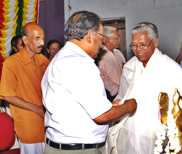 SEPTUAGENNIAL CELEBRATIONS of R M H S S - former students  Teachers meeting 